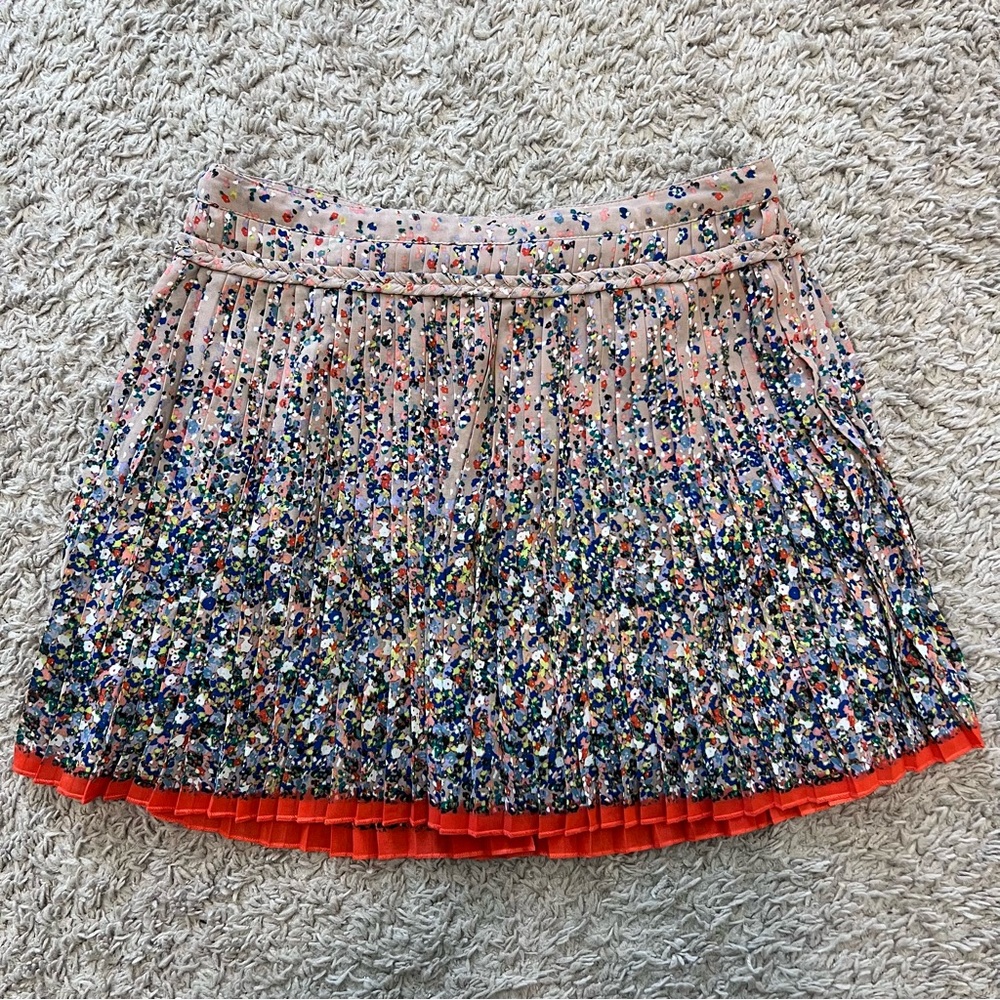 AE Floral Pleated Skirt Size 2